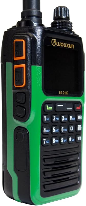 Radio GMRS de mano color verde