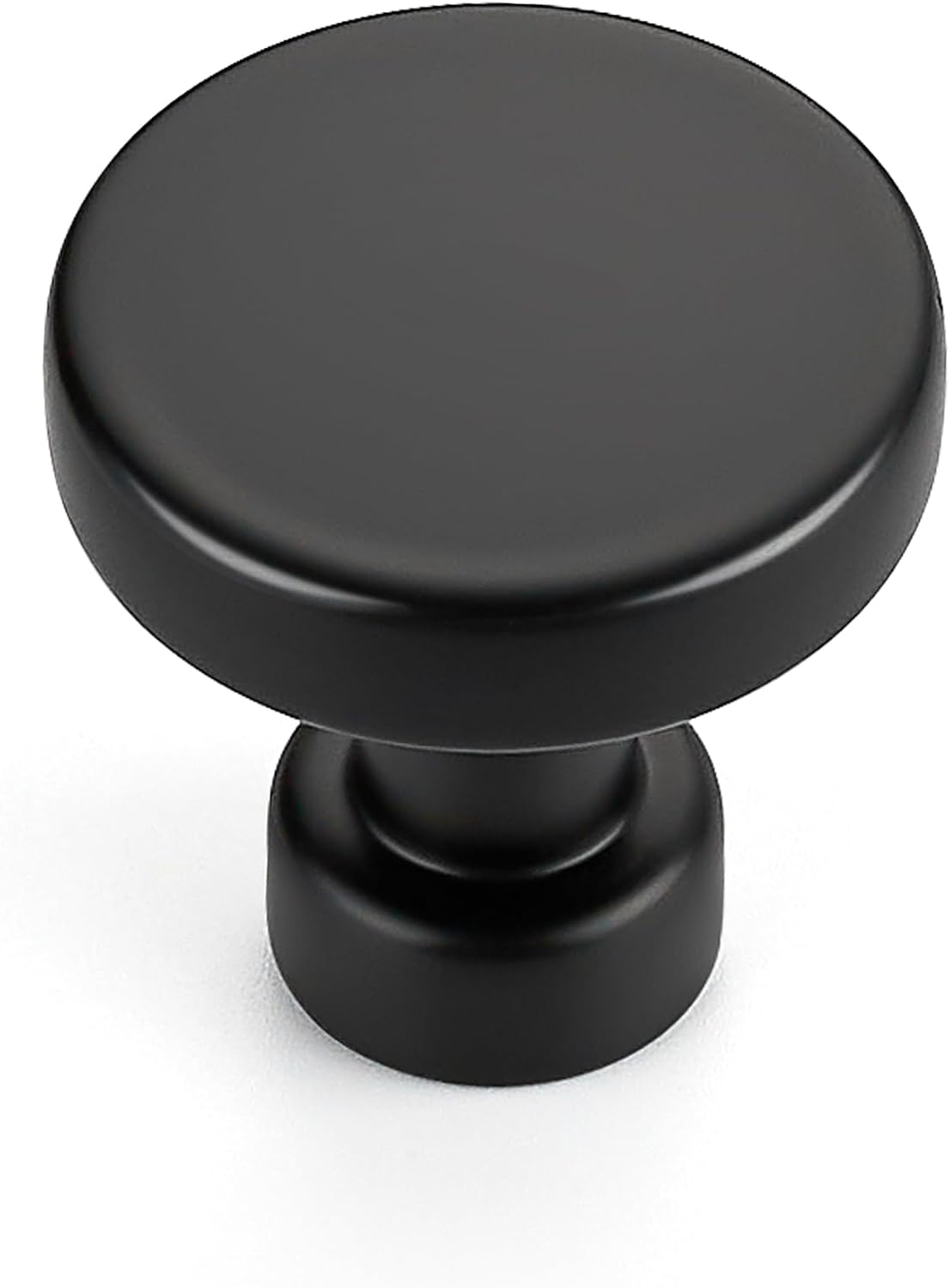 5 Pomos Gabinete 1-1/6pulg Negro Mate Tocador