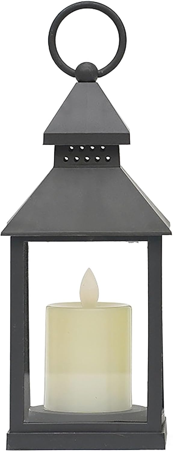 Lámpara noche portátil negra 9.8x3.5x3.5pulg