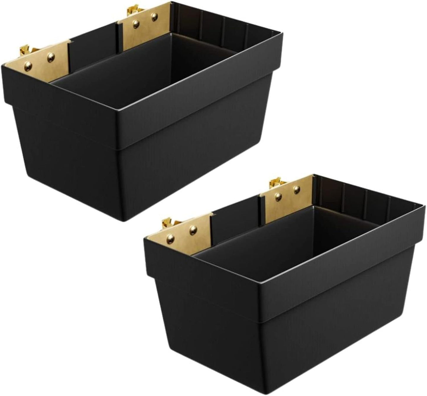 2 Pack Cubo E-Track Almacenamiento 6-1/2x6-1/8x4-1/2