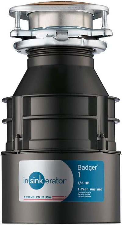 Triturador basura Badger 1 1/3HP kit DWC-00 negro