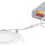 Luces LED empotradas 4pulg redondas 5-en-1 blanco conmutable