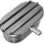 Kit Tapa Válvula PCV Ovalada Aluminio Pulido con Arandelas