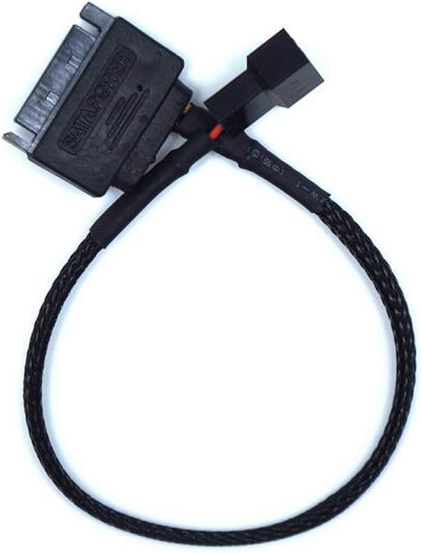 Cable adaptador SATA 15p a 3/4p PWM para ventilador PC