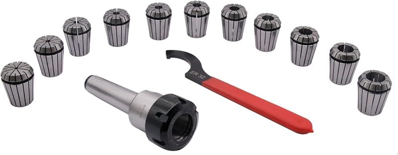 Herramienta portabrocas ER32 11 pzas 1/8-3/4pulg llave