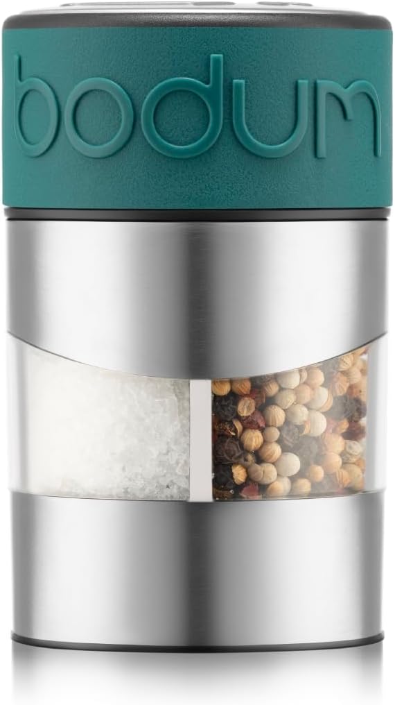 Molinillo Sal y Pimienta Acero Inox con Funda Silicona