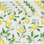 4 Manteles Verano Diseño Limón Amarillo 12x18pulg