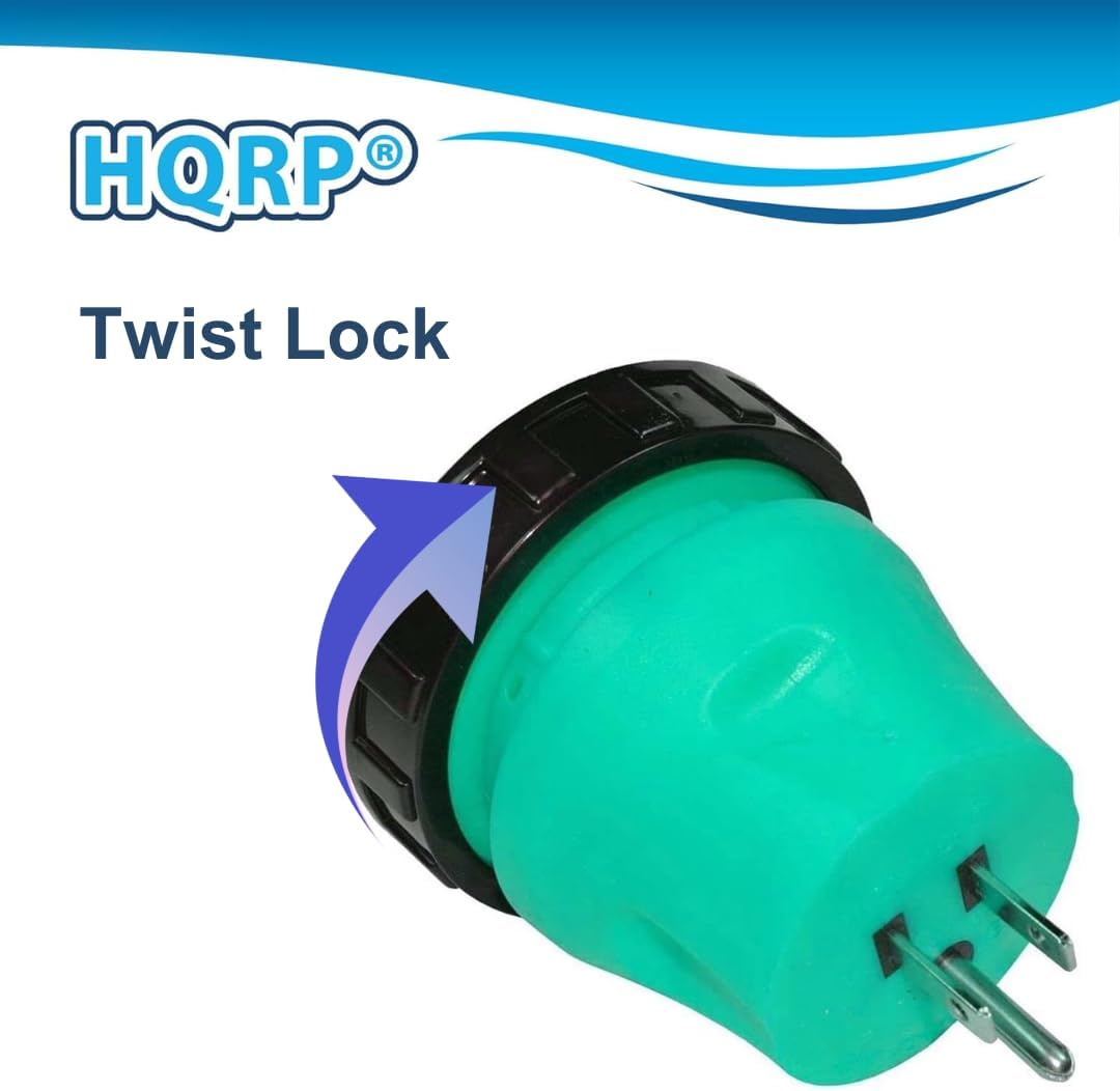 Adaptador bloqueo eléctrico RV 15A macho a 30A hembra