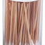 Aplicador punta no estéril madera algodón marrón/blanco
