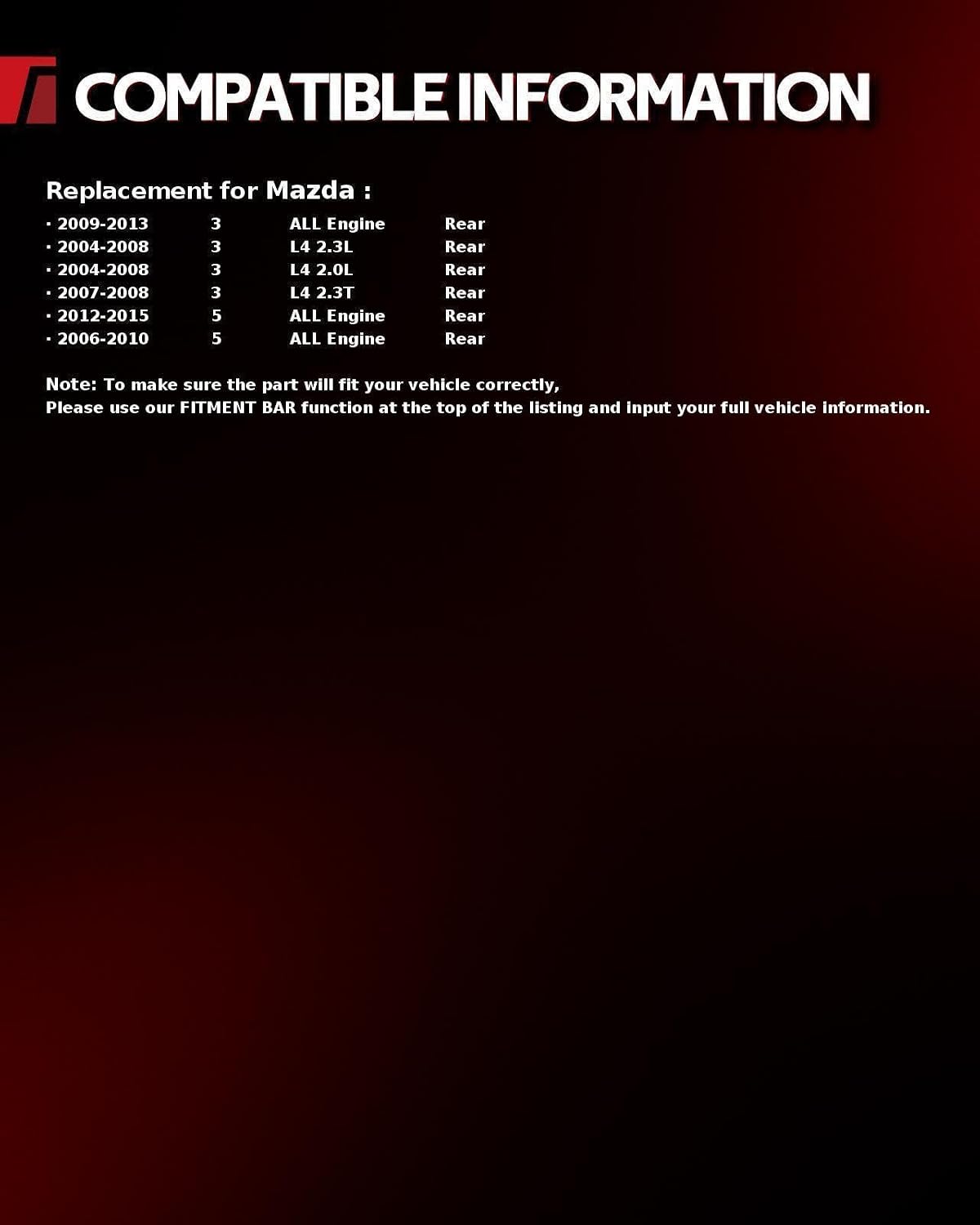 Conjunto cojinetes buje rueda trasera Mazda 3 04-15