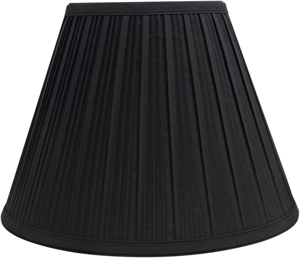 Pantalla lámpara Empire Uno negro 5x10x8pulg
