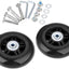 Kit 2 Ruedas Maleta OD 80mm x 24mm con Rodamientos ABEC