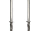 Ganchos L 1 y 7 pulg plateado pack 20