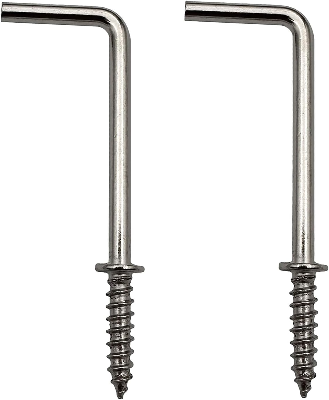 Ganchos L 1 y 7 pulg plateado pack 20