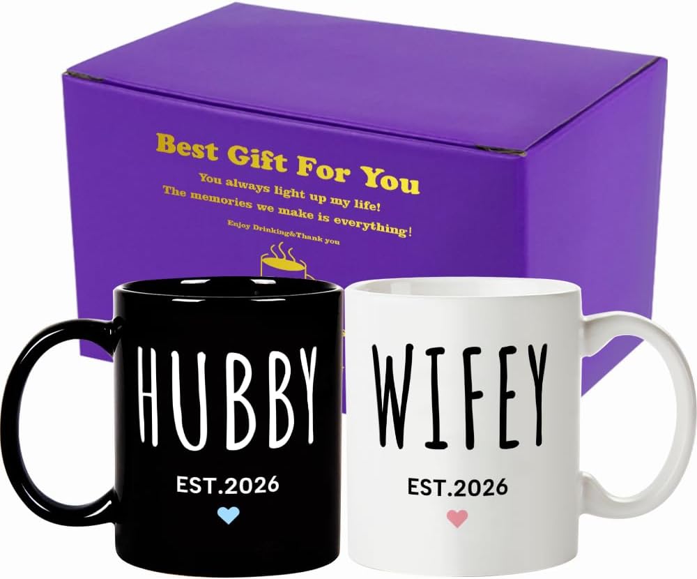 Taza café para parejas 11oz compromiso boda aniversario