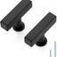 20 Manijas Acero Inox Negro Mate Tiradores Cajones 2"