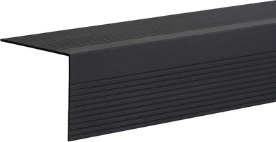 Protección bordes escalera negra anodizada 42