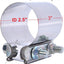 Abrazadera escape junta solapamiento 2.5pulg acero inox