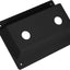 Kit cubierta grifo soporte ducha placa bisel negro