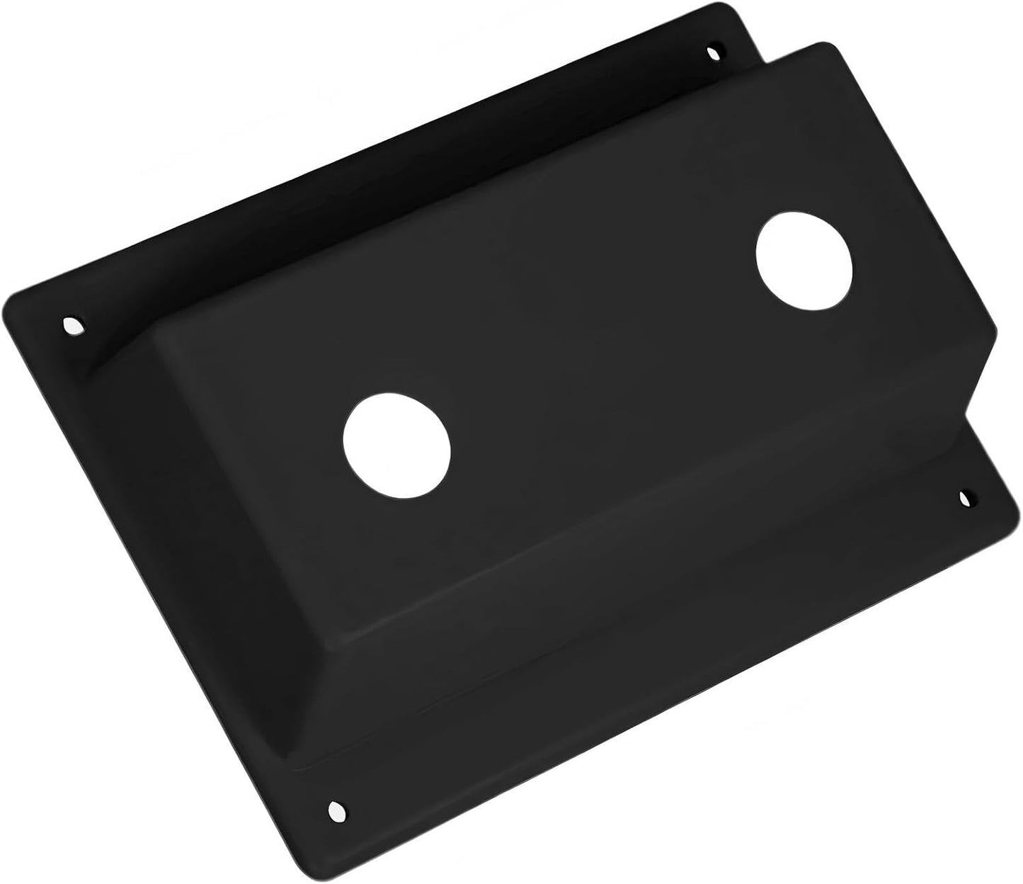 Kit cubierta grifo soporte ducha placa bisel negro