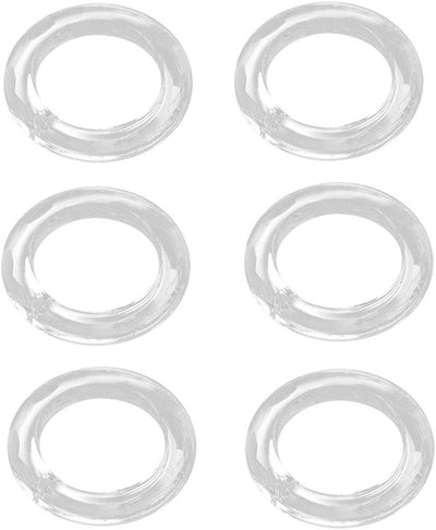 6 Pzas Anillos Candelabro Cristal Colgante