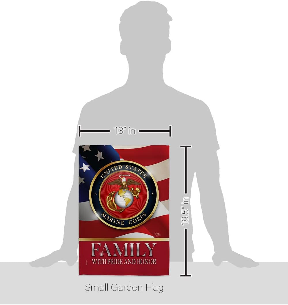 Bandera honor marina USMC Semper Fi para patio