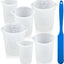 Vasos medidores de silicona YuCool para derretir chocolate con capacidad 100, 250 y 11.8 fl oz