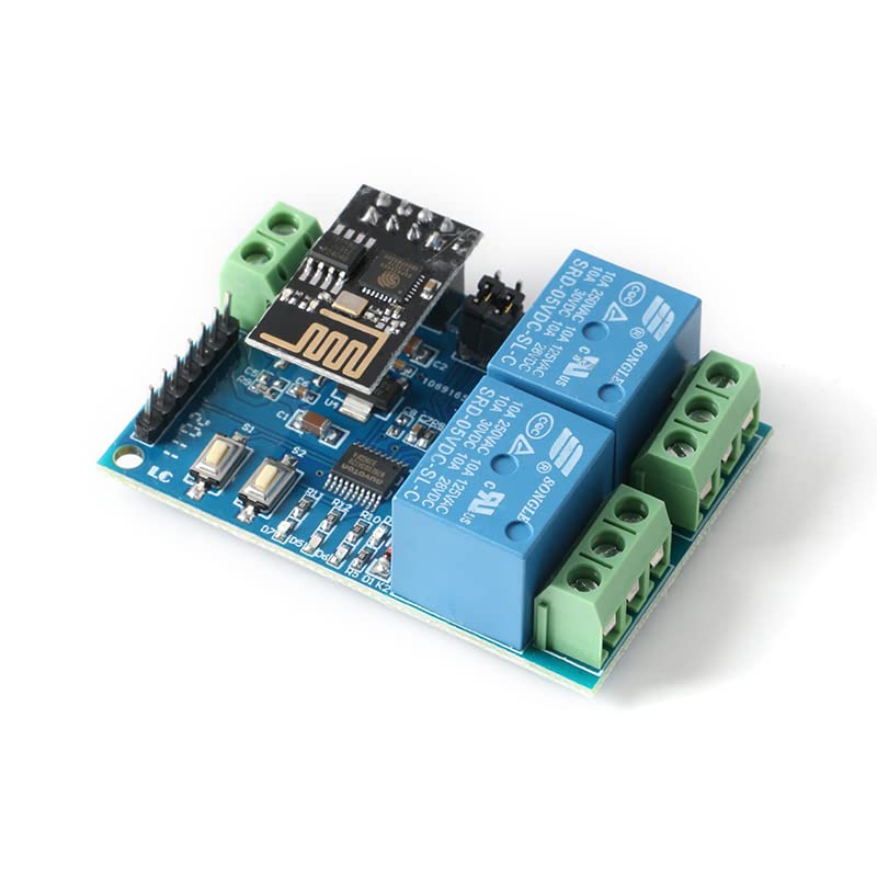 Módulo Relé WiFi ESP8266 Doble Canal IoT