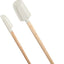 2 Espátulas Silicona Mango Madera 12pulg 9pulg Antiadherente