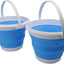 Cubo plástico plegable 8.5L redondo para pesca