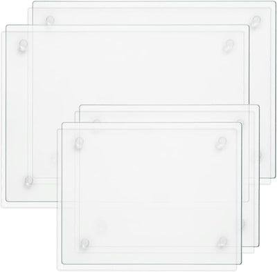 4 Tablas cortar vidrio encimera cocina transparentes antiderrap