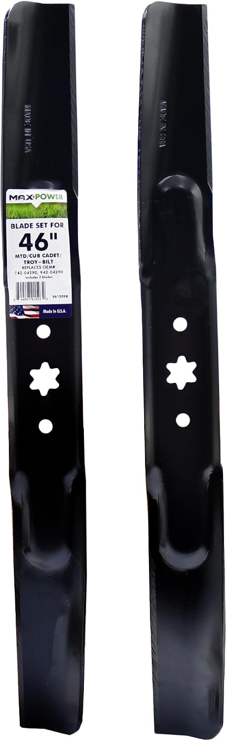2 Cuchillas para Cortadoras Giro Cero 46pulg MTD Cub Cadet