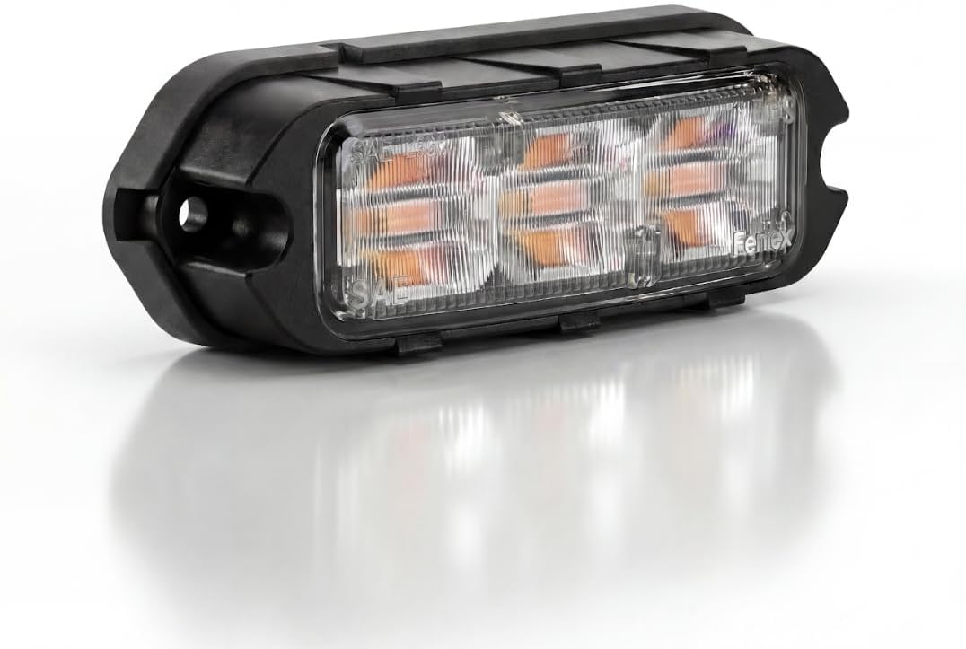 Lámpara LED superficie Quad Q3 Rojo/Azul/Blanco/Ámbar