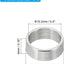 Espaciadores acero inox M10 5 Pzas