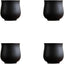 Set 4 Tazas Espresso Cerámica sin Asa Multicolor
