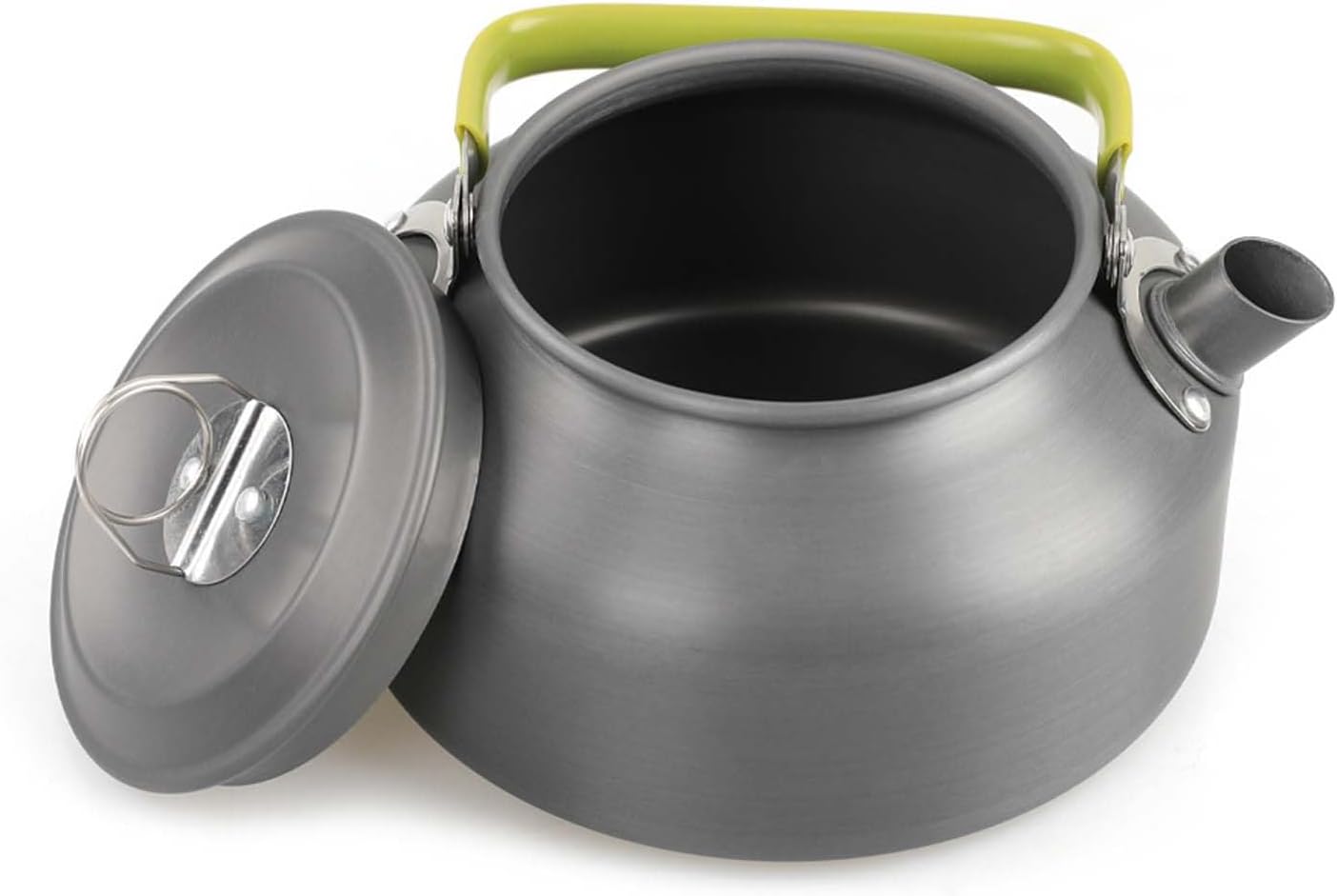 Hervidor aluminio 0.8L camping senderismo portátil
