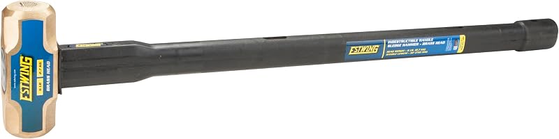 Martillo trineo latón 6lb cabeza acero mango 30pulg