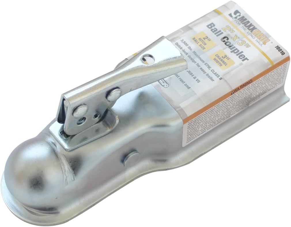 Acoplador remolque lengüeta recta 3 3500lbs