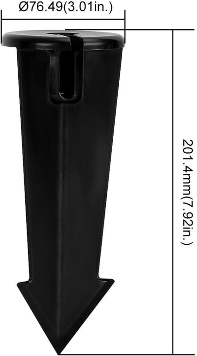 Estaca ranura universal poste tierra 1/2 NPS pack 1