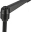Perilla giratoria con palanca de bloqueo M10x1.575pulg Negro