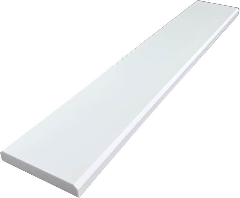 Bisel doble umbral mármol blanco 4x36