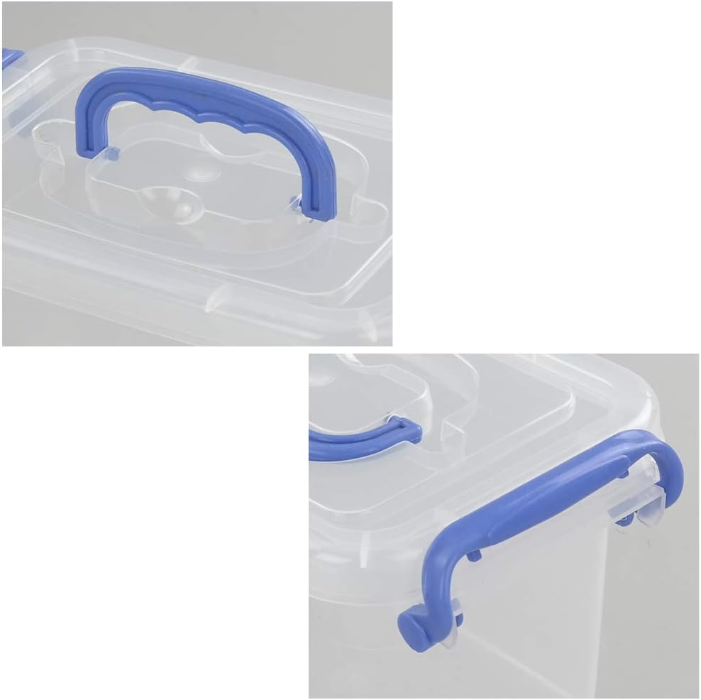 Contenedor plástico 1.5L transparente set 6