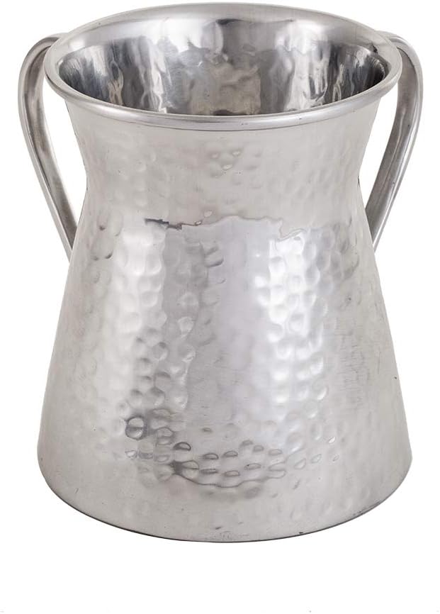 Taza lavado manos acero inox martillado