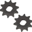 2 Pzas Sprocket Motor 10 Dientes Scooter Eléctrico