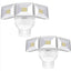 2 Luces Exteriores Sensor Movimiento 4500lm IP65