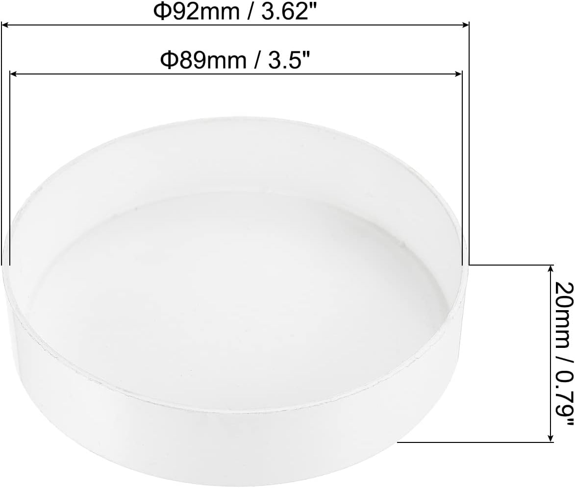 Tapa PVC 3.5/89mm para bricolaje jardín set 3