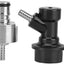 2 Tapa acero inox con cierre bola comp botellas PET 5/16"