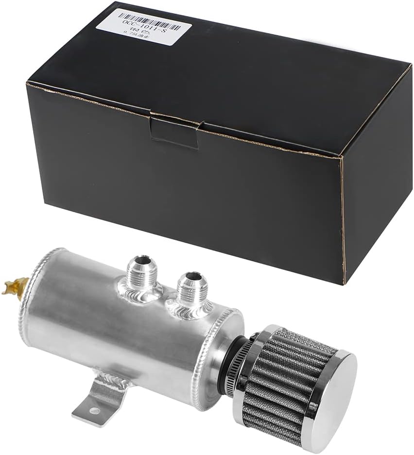 Tanque separador aceite aire 25.4oz con válvula drenaje