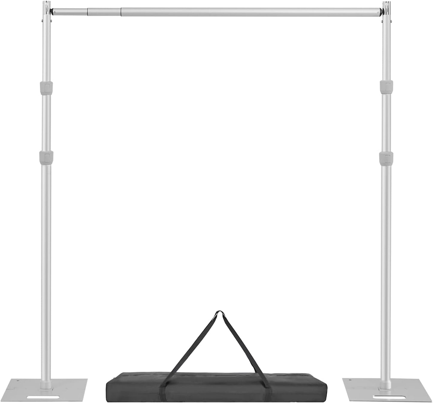 Soporte tubo cortina aluminio 10x10pies ajustable eventos