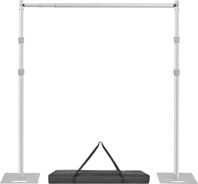Soporte tubo cortina aluminio 10x10pies ajustable eventos